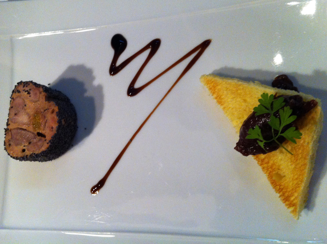Ganzenlever roulade met kippenoester