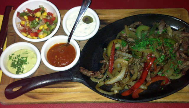 Fajitas carne